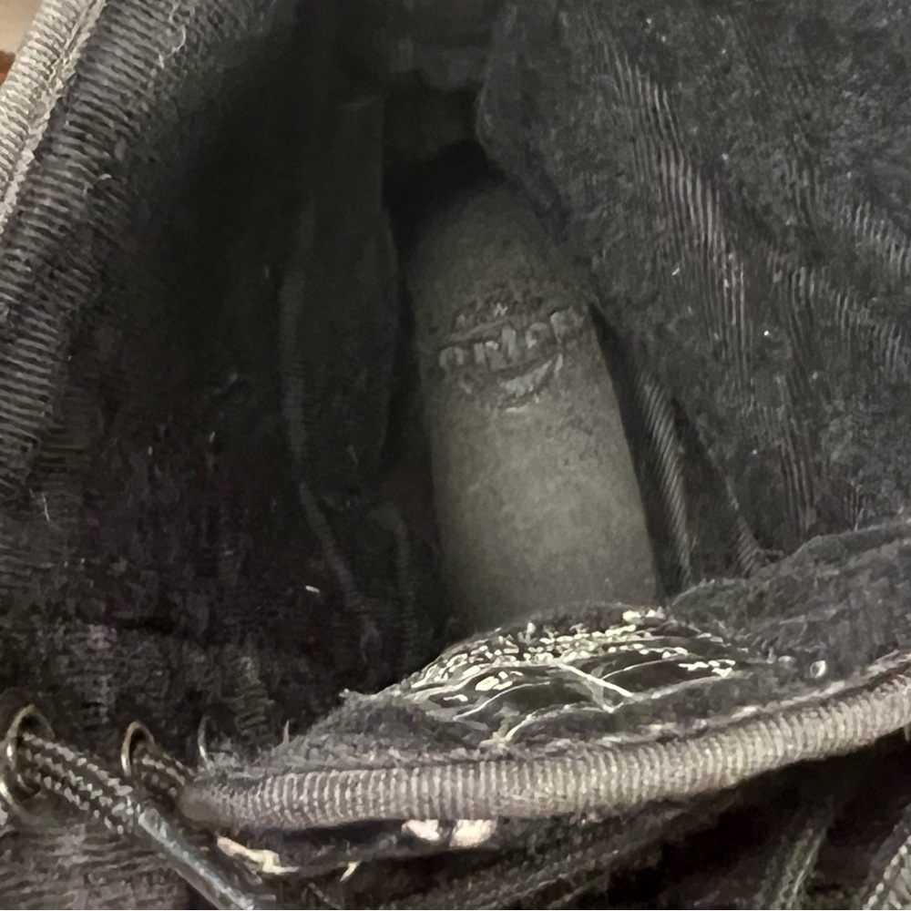 Dr Martens Avery Black Soft Crushed Velvet Floral‎ Vintage Boots women's 6 - Picture 10 of 12